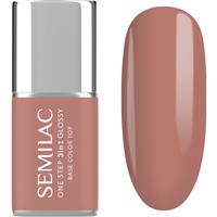 Semilac One Step 3in1 Glossy gel nail polish shade 235 Peach Beige 7 ml