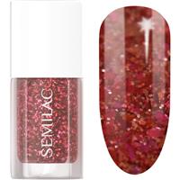 Semilac Glitter Nails shimmery nail polish shade 041 Cosmic Dust 7 ml