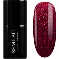 Semilac UV Hybrid Winter Wonderland gel nail polish shade 955 Holly Berry Red 7 ml