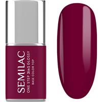 Semilac One Step 3in1 Glossy gel nail polish shade 775 Plum Wine 7 ml