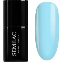 Semilac UV Hybrid One Touch Pastels gel nail polish shade 974 Bubbly Blue 7 ml