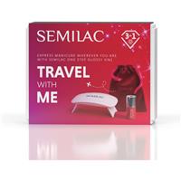 Semilac Set Travel With Me travel set for nails 1 pc