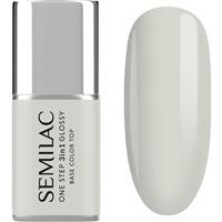 Semilac One Step 3in1 Glossy gel nail polish shade 110 The White 7 ml