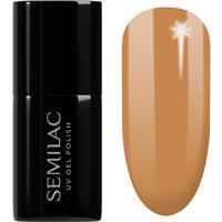 Semilac UV Hybrid Pastelowe Neony gel nail polish for UV/LED hardening shade 600 Apricot Crush 7 ml