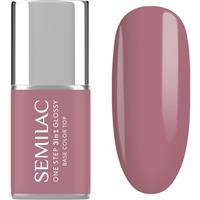 Semilac One Step 3in1 Glossy gel nail polish shade 201 Earth Pink 7 ml