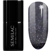 Semilac UV Hybrid Winter Collection gel nail polish for UV/LED hardening shade 611 Violet Night 7 ml