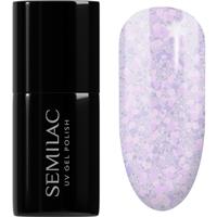 Semilac UV Hybrid Crushed_ICE gel nail polish for UV/LED hardening shade 492 Icy Lavender Bliss 7 ml