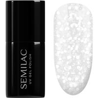 Semilac UV Hybrid Crushed_ICE gel nail polish for UV/LED hardening shade 490 Ice Crushed 7 ml