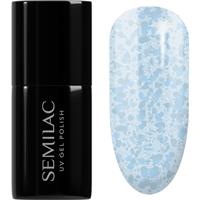Semilac UV Hybrid Crushed_ICE gel nail polish for UV/LED hardening shade 493 Bubble Gum 7 ml