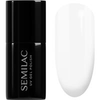 Semilac UV Hybrid Black & White gel nail polish shade 001 Strong White 7 ml