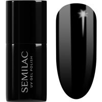 Semilac UV Hybrid Black & White gel nail polish shade 031 Black Diamond 7 ml