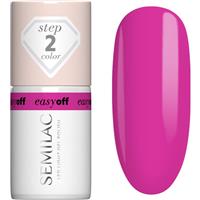 Semilac Easy Off Step 2 gel nail polish for UV/LED hardening shade Magenta Crush 7 ml