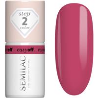 Semilac Easy Off Step 2 gel nail polish for UV/LED hardening shade Pink Coral 7 ml