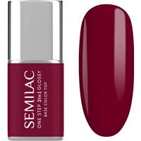 Semilac One Step 3in1 Glossy gel nail polish shade 570 Dark Raspberry 7 ml