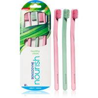 Sensodyne Nourish Healthy Clean toothbrushes 3 pc