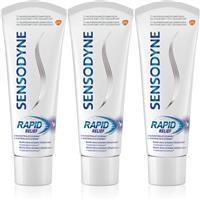 Sensodyne Rapid fluoride toothpaste for sensitive teeth 3x75 ml