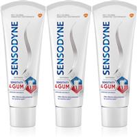 Sensodyne Sensitivity & Gum Whitening whitening toothpaste for protection of teeth and gums 3x75 ml