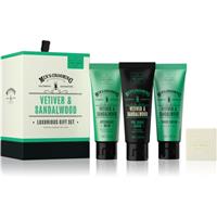 Scottish Fine Soaps Mens Grooming Vetiver & Sandalwood set for beard for men