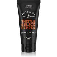 Scottish Fine Soaps Thistle & Black Pepper wash gel for face and beard 150 ml