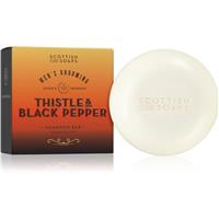 Scottish Fine Soaps Thistle & Black Pepper shampoo bar for men 100 g