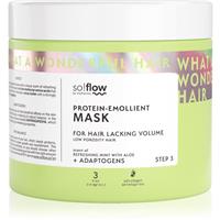 so!flow Low Porosity Hair Protein-Emollient Mask mask for hair that lacks volume 400 ml