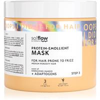 so!flow Medium Porosity Hair Protein-Emollient Mask hair mask to treat frizz 400 ml