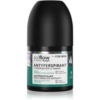 so!flow Men Antiperspirant antiperspirant roll-on for men Tobacco extract scent of Lime with Rosemary 50 ml