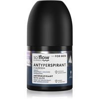 so!flow Men Antiperspirant antiperspirant roll-on for men Aloe scent of Grapefruit and Sandalwood 50 ml