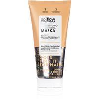 so!flow Medium Porosity Hair Protein-Emollient Mask hair mask to treat frizz 200 ml