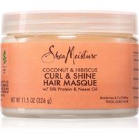 Shea Moisture Coconut & Hibiscus Curl & Shine intensive treatment mask for curly hair 326 g