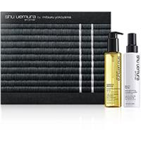 Shu Uemura Essence Absolue + Izumi Tonic gift set for hair strengthening and shine