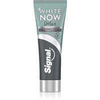 Signal White Now Detox Charcoal whitening toothpaste with activated charcoal 75 ml