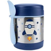 Skip Hop Spark Style Rocket dinnerware set for children 3 y+