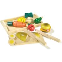Small foot Cuttable Lunch Set toy set wooden 3 y+ 10 pc
