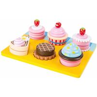 Small foot Cupcakes toy set wooden 3 y+ 13 pc
