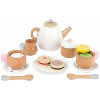 Small foot Wooden Tea Set with Cookies toy set wooden 3 y+ 17 pc