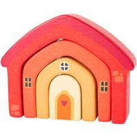 Small foot Wooden Building Blocks House activity toy wooden 12 m+ 4 pc