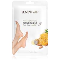 SUNEWMED+ Moisturising Foot Mask with Sweet Almond Oil and Royal Jelly moisturising foot mask with sweet almond oil and royal jelly 1 pair