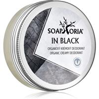 Soaphoria In Black organic cream deodorant for men 50 ml