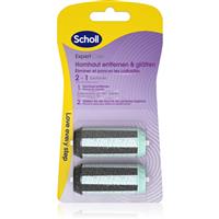 Scholl Velvet Smooth replacement heads for electronic foot file 2 pc