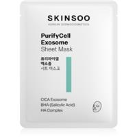 SKINSOO PurifyCell Exosome Sheet Mask soothing sheet mask 22 g