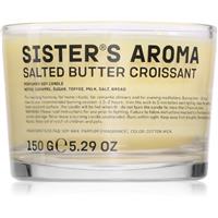 Sister's Aroma Salted Butter Croissant scented candle 150 g