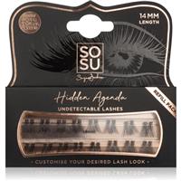 SOSU Cosmetics Hidden Agenda Undetectable Lashes knotted individual cluster lashes 14 mm 1 pc