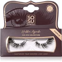 SOSU Cosmetics Hidden Agenda Fox Eye Collection false eyelashes shade Fierce 1 pc