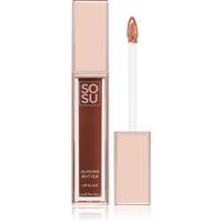SOSU Cosmetics Satin Lip Glaze hydrating lip gloss shade Almond Butter 6 ml