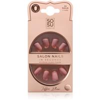 SOSU Cosmetics Salon Nails false nails shade Toffee Bliss 24 pc