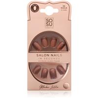 SOSU Cosmetics Salon Nails false nails shade Mocha Latte 30 pc