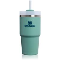 Stanley Quencher H2.O FlowState Tumbler stainless steel tumbler with straw small Spring Green 1 pc