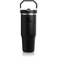 Stanley IceFlow Flip Straw Tumbler stainless steel water bottle Black 2.0 890 ml