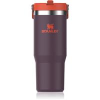 Stanley IceFlow Flip Straw Tumbler stainless steel water bottle Plum 890 ml